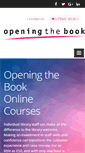 Mobile Screenshot of openingthebook.com