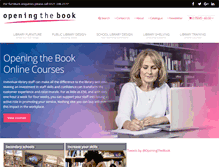 Tablet Screenshot of openingthebook.com